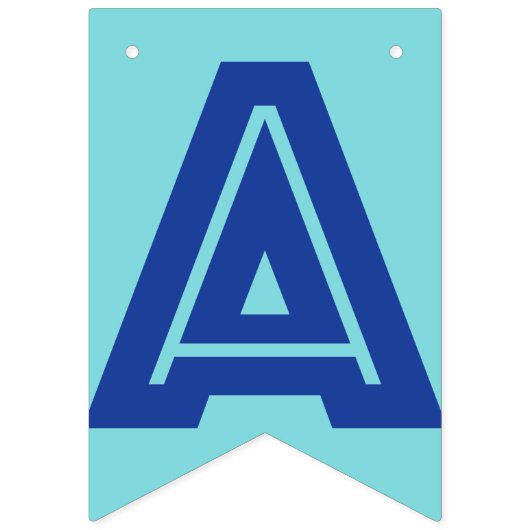 GLÜCKLICHE RUHESTANDS-FAHNE, blaue Farbe Wimpelkette (Zweite Fahne)