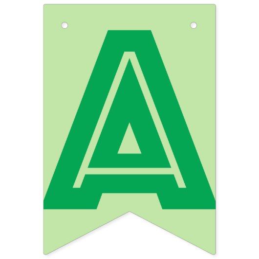 GLÜCKLICHE RUHESTANDS-FAHNE, grüne Farbe Wimpelkette (Zweite Fahne)