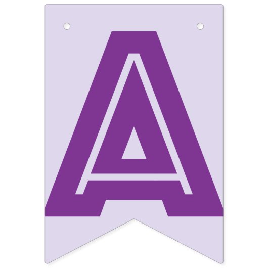 GLÜCKLICHE RUHESTANDS-FAHNE, lila Farbe Wimpelkette (Zweite Fahne)