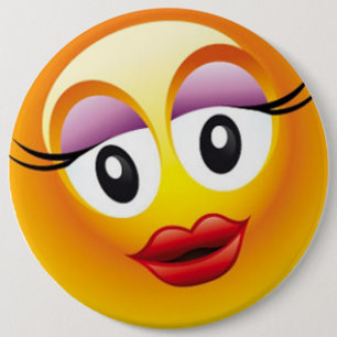 Glückliche Sally-Freude Button