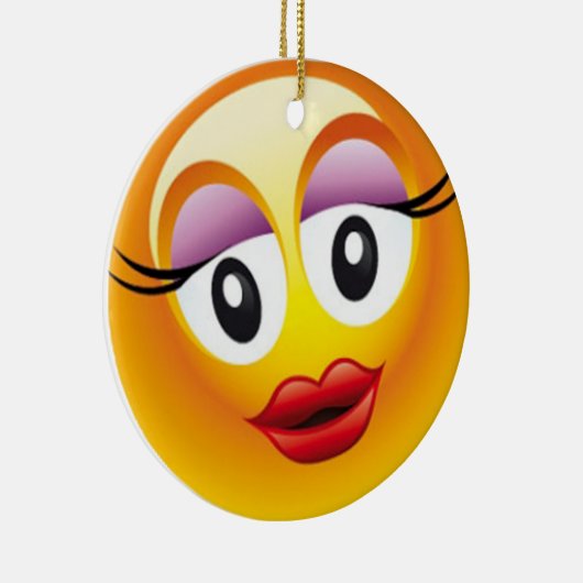 Glückliche Sally-Freude Keramik Ornament (Rechts)