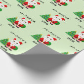 Glückliche Sankt-Katze Geschenkpapier (Ecke)