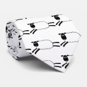 Glückliche Schafe Krawatte (Gerollt)