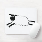 Glückliche Schafe Mousepad (Mit Mouse)