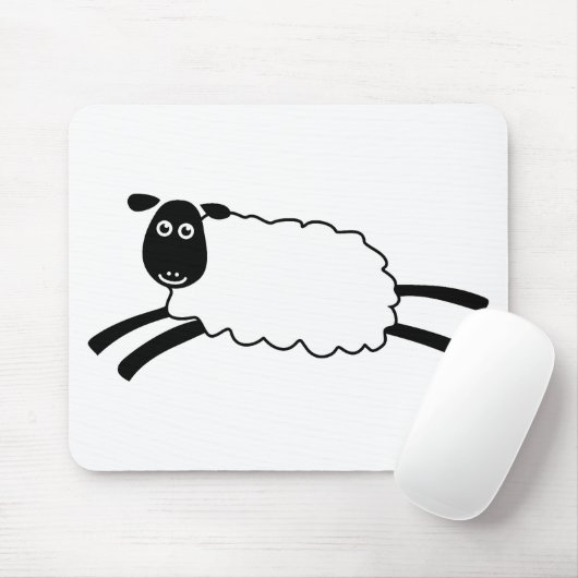 Glückliche Schafe Mousepad (Mit Mouse)