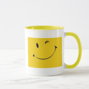 glückliche Schale Tasse