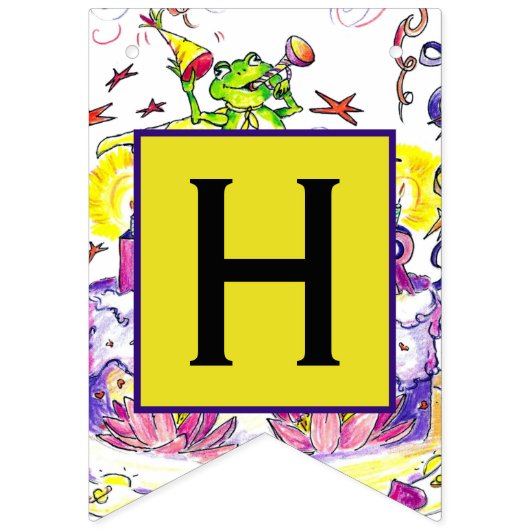 GLÜCKLICHE SCHALTTAG Fahne Wimpelkette (Zweite Fahne)