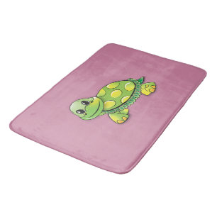 Glückliche Schildkröte Badematte