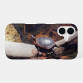 Glückliche Schildkröte iPhone 16 Hülle (Rückseite (Horizontal))