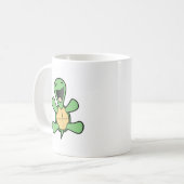 Glückliche Schildkröte Kaffeetasse (Vorderseite Links)