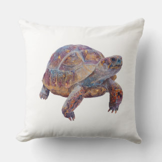 Glückliche Schildkröte Kissen