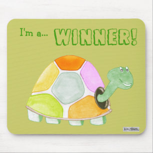 Glückliche Schildkröte Mousemat Mousepad