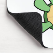 Glückliche Schildkröte Mousepad (Ecke)