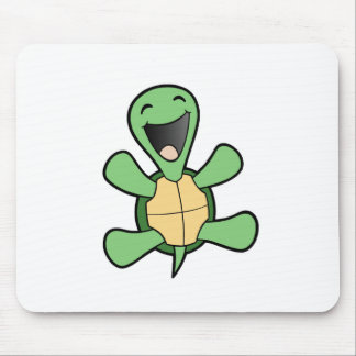 Glückliche Schildkröte Mousepad