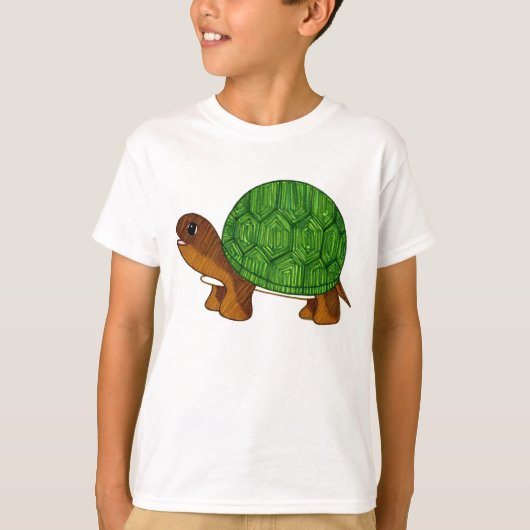 Glückliche Schildkröte T-Shirt (Vorderseite)
