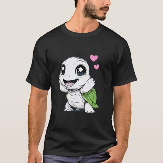 Glückliche Schildkröte T-Shirt (Vorderseite)