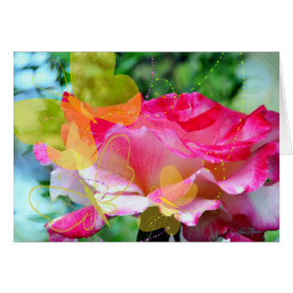 Glückliche Schmetterlingskarte