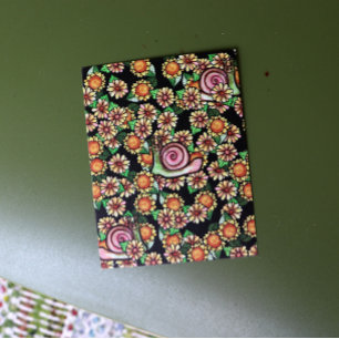 Glückliche Schneckenblumen Postkarte