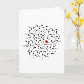 Glückliche Schwangerschaft Grußkarte Karte (Gelbe Blume)