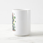 Glückliche schwarze Katze: St. Patrick's Day Clove Kaffeetasse (Mittel)