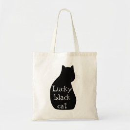 Glückliche schwarze Katzen-Taschen-Tasche Tragetasche