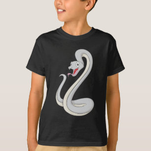 Glückliche schwarzes Mamba-Schlange T-Shirt