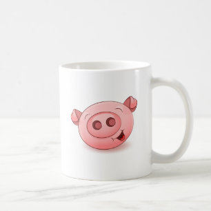 Glückliche Schwein-Ikone Kaffeetasse