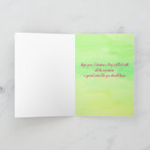 Glückliche Schwester-Herz-Rosenknospen des Feiertagskarte (Innenseite)