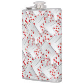 Glückliche Sevens Poker Cards, Flachmann (Links)