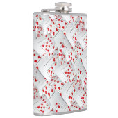 Glückliche Sevens Poker Cards, Flachmann (Rechts)