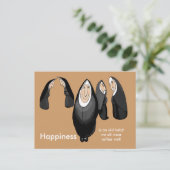 glückliche Sinneseinsicht Postkarte (Stehend Vorderseite)