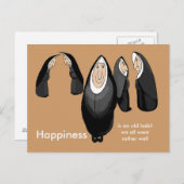 glückliche Sinneseinsicht Postkarte (Vorne/Hinten)