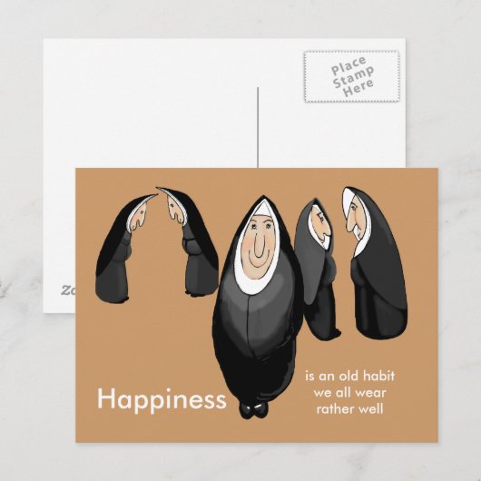 glückliche Sinneseinsicht Postkarte (Vorne/Hinten)