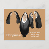 glückliche Sinneseinsicht Postkarte (Vorderseite)