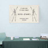 Glückliche Skelett-Verlobungsfeier Banner (Messeveranstaltung)