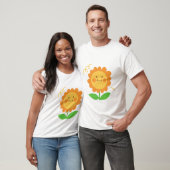 "Glückliche Smiley-Blume" T-Shirt (Unisex)