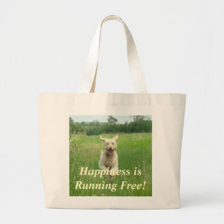 Glückliche Sommer-HundeTasche Jumbo Stoffbeutel
