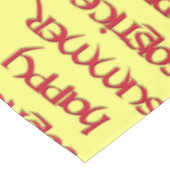 Glückliche Sommer-Sonnenwende-Tischdecke Tischdecke (Schrägansicht)