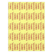 Glückliche Sommer-Sonnenwende-Tischdecke Tischdecke (Vorderseite)