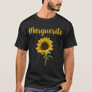 Glückliche Sonnenblume - Marguerite Name T-Shirt