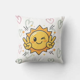 Glückliche Sonnenschein-Baby-Wurfkissen Kissen