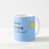 Glückliche Sonnenschein-Tasse Kaffeetasse (VorderseiteRechts)