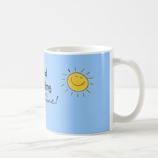 Glückliche Sonnenschein-Tasse Kaffeetasse (Rechts)