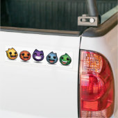 Glückliche Sphereheads Gruppe Autoaufkleber (Auf Lkw)
