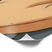 Glückliche Sphynx-Katze Poster (Ecke)