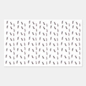 Glückliche Spuren - Ameise #1 Rechteckiger Aufkleber (Vorderseite)