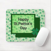 Glückliche St Patrick ' s-Tag Mousepad (Mit Mouse)