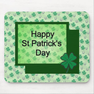 Glückliche St Patrick ' s-Tag Mousepad
