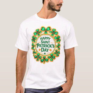 glückliche St. Patricks-Kleeblätter T-Shirt