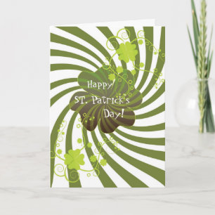 glückliche St. patricks Tagesgrußkarte Karte